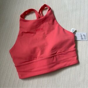 Lululemon Energy High-Neck Longline Bra - Raspberry Cream
